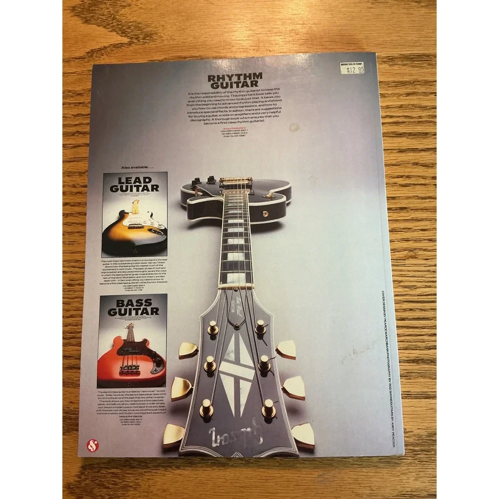 Vintage 1969 Rhythm Guitar by Harvey Vinson Instructional Music Book First Ed